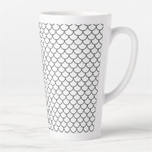 Black&White Scale Mermaid Mug