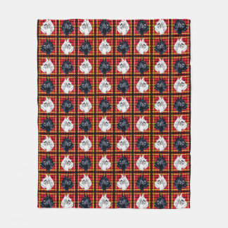 Black White Scottish Terrier Scottie Dog blanket