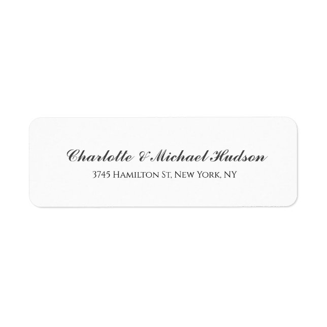 Black White Script Creative Trendy Elegant Family (Front)