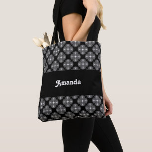 Black & white, Shoulder Tote Bag