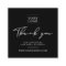 Black & White Simple Business Thank you Insert 