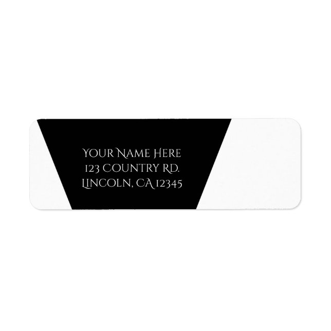 Black & White Simplistic Minimalist Colour Block (Front)