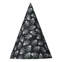 Black & White Skeleton Hand Pattern Birthday Party