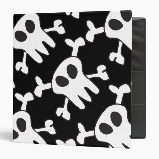 Black & White Skull Binder