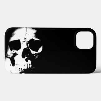 Black & White Skull iPhone 13 Case