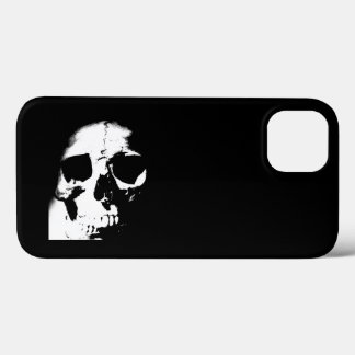 Black & White Skull iPhone 13 Case