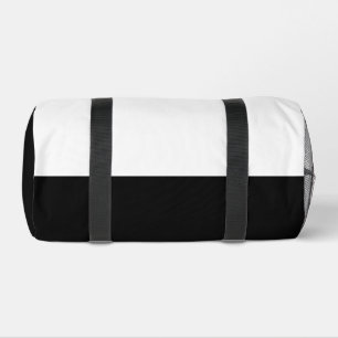 Black & White Small Duffel Bag Printed Duffel Bags
