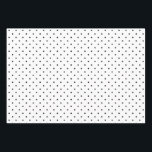Black & White Small Polka Dot Party or Christmas Wrapping Paper Sheet<br><div class="desc">Pick up these easy to use wrapping paper sheets to easily wrap your presents. You get 3 wrapping paper sheets. Black & white small polka dots on black party,  holiday,  Christmas wrapping paper. Check out our Christmas collection for more designs of this paper wrap.</div>
