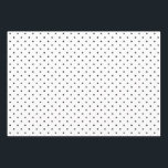 Black & White Small Polka Dot Party or Christmas Wrapping Paper Sheet<br><div class="desc">Pick up these easy to use wrapping paper sheets to easily wrap your presents. You get 3 wrapping paper sheets. Black & white small polka dots on black party,  holiday,  Christmas wrapping paper. Check out our Christmas collection for more designs of this paper wrap.</div>
