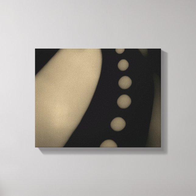 Black & White Smooth - Canvas Print (Front)