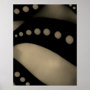 Black & White Smooth - Poster (Canvas Option)