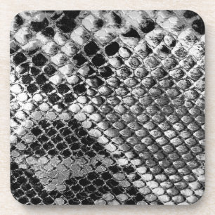Black White Snake Coaster