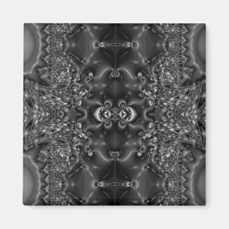 Black & White Starry Night Magnet