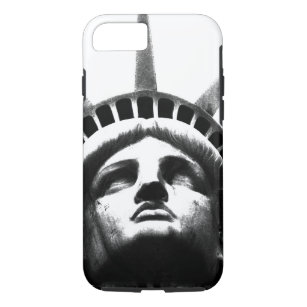 Black White Statue of Liberty iPhone 7 Case