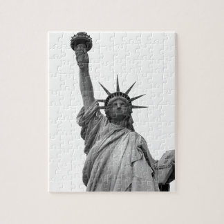 Black & White Statue of Liberty Jigsaw Puzzle