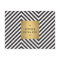 Black White Stripe Gold Minimalist Modern