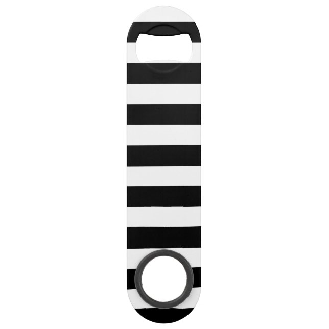 Black & White Striped Bar Key (Front)