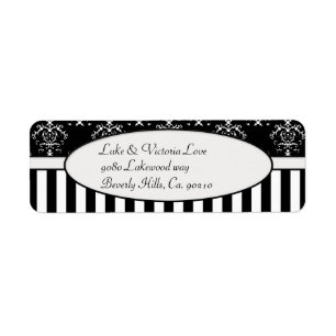 Black & White Striped Baroque