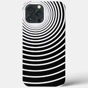 Black White Striped iPhone Case or Choose Colours