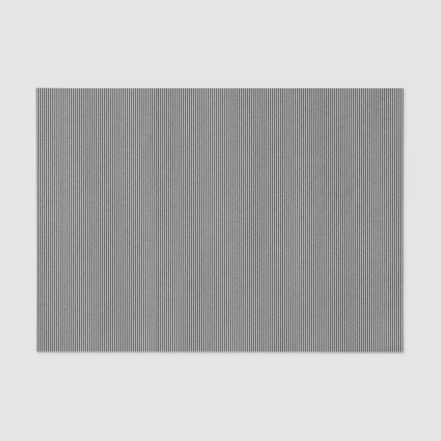 Black-White Stripes-15-TISSUE WRAPPING PAPER (Front)