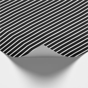 Black-White Stripes-2-GIFT WRAPPING PAPER