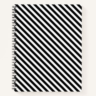Black/White Stripes Notebook