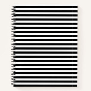 Black/White Stripes Notebook