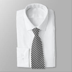 Black & white stripes pattern -template background tie