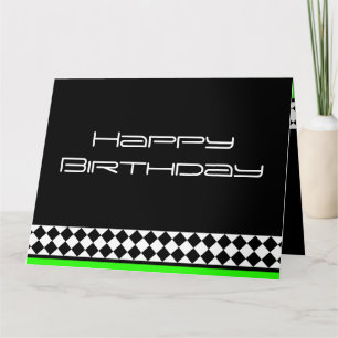 Black White Stylish Card
