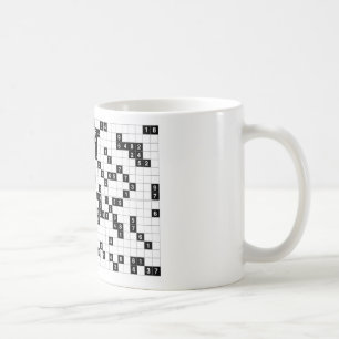 black white sudoku coffee mug
