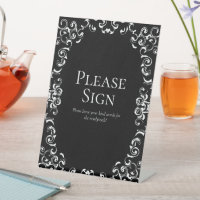 Black & White Swirl Gothic Wedding