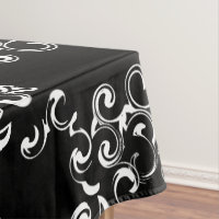 Black & White Swirl Gothic Wedding