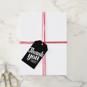 Black White Swirl Wedding Favour Thank You Gift Ta Gift Tags