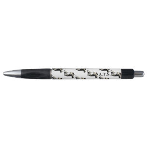 Black & White Tango Dancers Pen