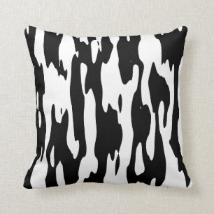 Black & White Throw Pillow