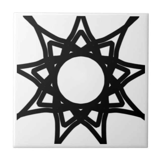 Black & White Tile (Front)