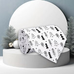 Black White Tree Christmas Holiday     Tie<br><div class="desc">This design may be personalized by choosing the Edit Design option. You may also transfer onto other items. Contact me at colorflowcreations@gmail.com or use the chat option at the top of the page if you wish to have this design on another product or need assistance. See more of my designs...</div>