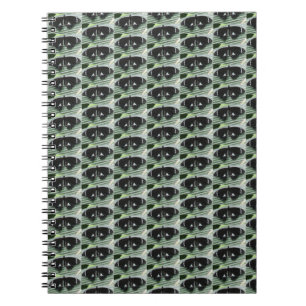 Black & White Tropical Butterfly Spiral Notebook