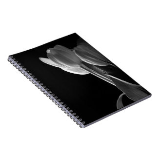 Black & White Tulips Notebook