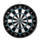 Black White Turquoise Blue Dart Board