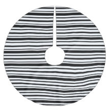 Black & White Uneven Stripes