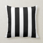 Black & White Vertical Striped Chic Throw Pillow<br><div class="desc">Black & White Vertical Striped Chic Throw Pillow</div>