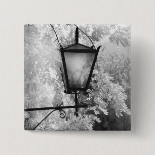 Black & White view of light fixture 2 Inch Square Button
