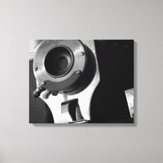 Black & White Vintage Film Camera Lens 16x20 Canvas Print