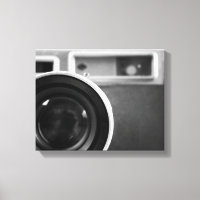 Black & White Vintage Film Camera Offset 11x14