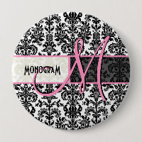 Black & White Vintage Floral Damasks