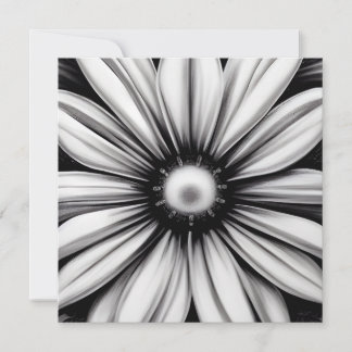Black & White Vintage Flower