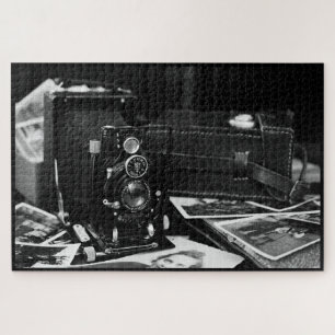 Black & White Vintage Photography Jigsaw Puzzle