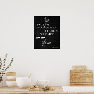 Black & White Wall Art | Women’s Rights Decor
