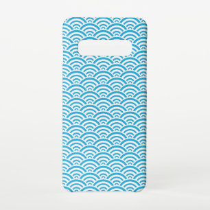 "Black & White Wave Pattern Phone Case Samsung